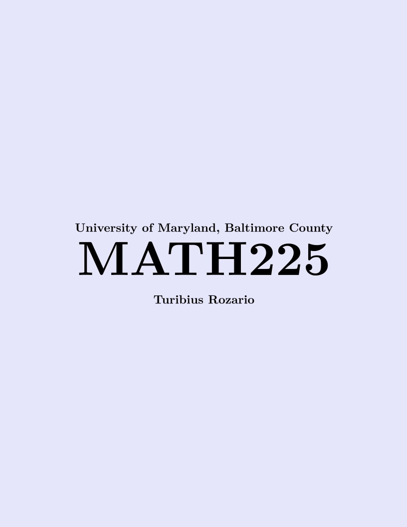 Differential Equations Notes cover